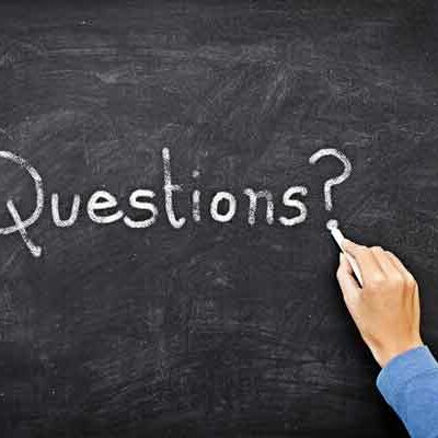 questions written on chalkboard popular alcohol serving questions answered