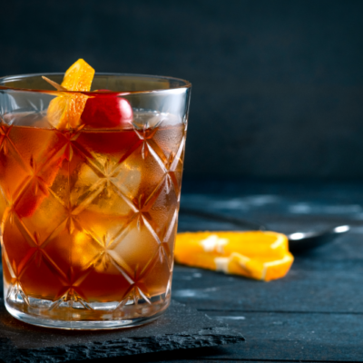 whiskey sour in glass