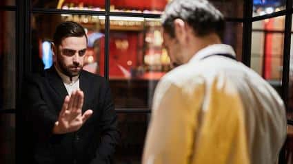 bar security at the door