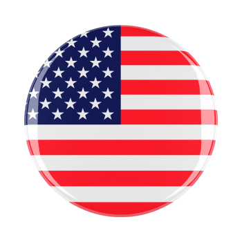 USA circle flag